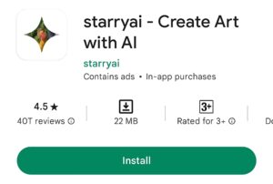 starryai-create art with AI